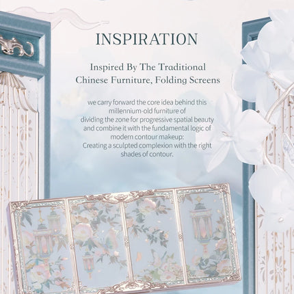 Flower Knows Butterfly Cloud Collar Collection Embossed Highlight & Contour Palette 16g