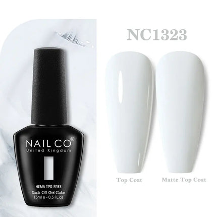 NAILCO 283Colors Gel Nail Polish Top Base Vernis Semi Permanent UV Gel Varnish Nails Art Varnish Hybrid Manicure