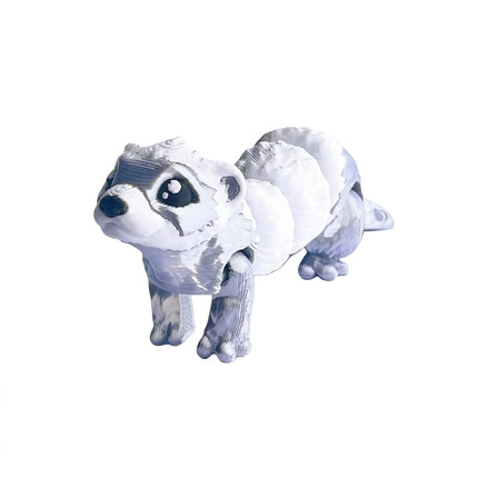 1/2 Piece - 3D Printed Articulated Ferret Figurine, Valentine's Day Gift, Indoor and Outdoor Tabletop Decoration, Wedding, Birthday, Christmas, New Year Gift, Party Favor Filler