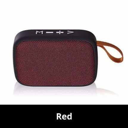 G2 Portable Bluetooth Speaker, Mini Wireless Loudspeaker, 3D Stereo Surround HiFi Sound Box Outdoor Wireless Column Music Player