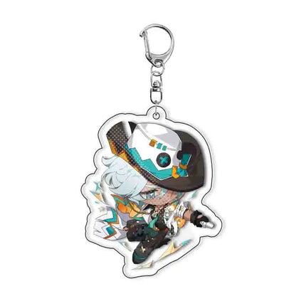 New Gensen Impact Keychain Beautiful Fashion Girl Cute Cartoon Ifa Varesa Keychains Anime Princess Pendant Key Ring Game Gift