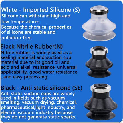 AFR Brand Mechanical Arm Industrial Pneumatic Parts Vacuum Suction Cup ZP Series ZP-06BS/BN ZP-08BS/BN ZP-10BS/BN ZP-13BS/BN