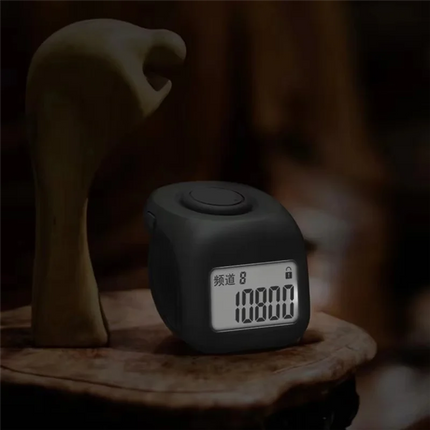 Clicker Finger Ring With Lock Function 9 Channels Hand Tally Counter Portable Prayer Counter-Y41A