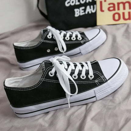 Unisex Casual Canvas Flat Shoes Spring Summer Breathable Rubber Sole Comfortable Slip-On Adults Flat Heel Fashionable Trendy