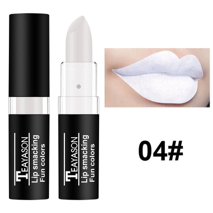 Vampire Cosplay Matte Lipstick Moisturizing Long Lasting Waterproof Non Fade Black White Colorful Lip Gloss