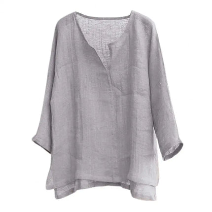 V Neck Men Beach Shirt Super Thin Long Sleeve Loose Shirt Solid Color Casual Long Sleeve Casual Shirt Oversized Summer Shirts