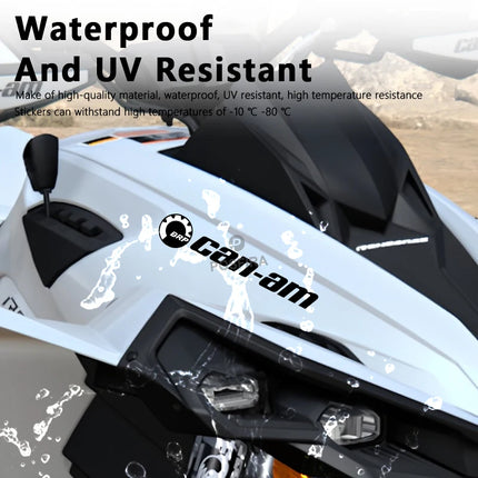 POSFIRA ATV Stickers Vinyl Decals for Canam Maverick X3 Can Am Renegade 800 Ryker 900 Spyder F3 RT F3S RS Can-am Outlander 1000