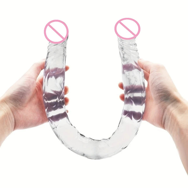 Adult Sex Toy Anal Toy Dual-head Ultra-long and Extra-large Simulated Dual-head Fake Penis, Simulated Penis, Lesbian Dildo 18+