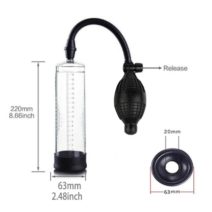 Male Penis Vacuum Pump With Penis Pump Sleeves Enlarger Extender Enhancer Erection Penile Bigger Growth Male Sex Toys for Men