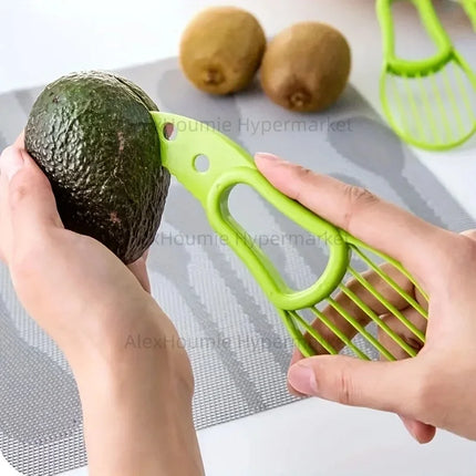 3-in-1 Avocado Slicer Shea Corer Butter Fruit Peeler Cutter Pulp Separator Plastic Knife Kitchen Vegetable Tools Home Accessory