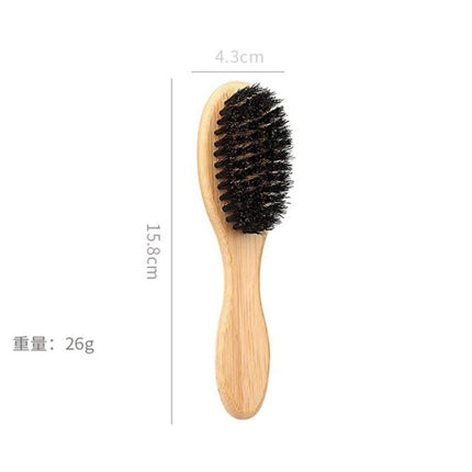 Professional Barber Styling Bristle Brush- Fragrance-Free Boar Bristle Hair Brush (Unisex) , Suitable for Thick/Fine Hair