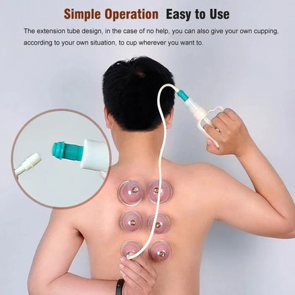 32 Pcs Professional Vacuum Cupping Cup Body Massager Suction Cups Set Back Massage Relaxed Detox Anti Cellulite Therapy Healthy