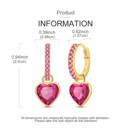 Orstarry 925 Sterling Silver Crystal Circular Eardrops Drop Earrings Women Earrings Charm Fashion Versatile Party Jewelry Gifts