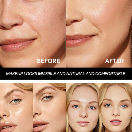 Long-lasting Matte Color-changing Foundation Liquid, Non-tarnishing, 4-in-1 Lightweight and Moisturizing Foundation Cream