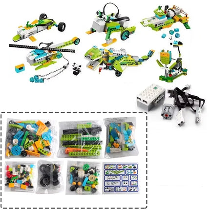 Programmable Robot Building Blocks with Power Functions Set MOC Educational Model Bricks Technology DIY Assemble RC Toys