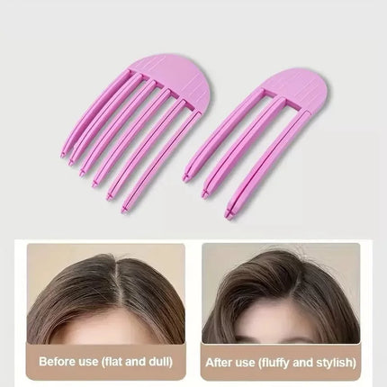 Fluffy Root Volumizing Clip - High Crown Magic Comb, Suitable For Natural And Seamless Bangs Without Damage