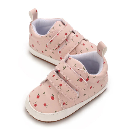 Spring and Autumn Pink Series Hot Selling Children's Shoes Baby Shoes Soft soled Anti slip Baby Shoes Newborn Baby Step Shoes