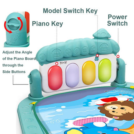 Multifunctional Baby Activity Gym Play Mat Musical Rack Kid Infant Fitness Frame Educational Crawling Carpet Toy Children Gift