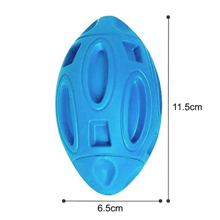 Squeaky Dog Toys for Aggressive Chewers: Rubber Puppy Chew Ball with Squeaker, Almost Indestructible and Durable Pet Toy