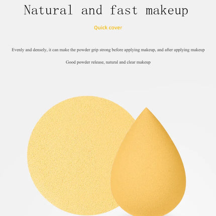 7Pcs/Set Makeup Sponge Set, Suitable for Liquid BB Cream Powder Application, Makeup Egg Dry Wet Dual-use Powder Puff