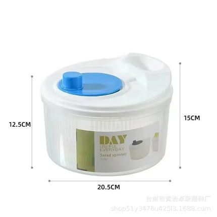 Salad Spinner Lettuce Greens Washer Dryer Drainer Crisper Strainer for Washing Drying Leafy Vegetables Kitchen Tools