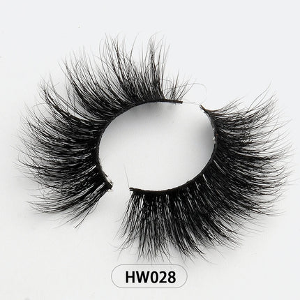 Dropshipping Wholesale Natural Wispy 3d Mink False Lashes Makeup Mink Fake Eyelashes With Soft Band Make-up For Women