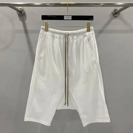 HKSH Summer New Men's Tide Y2K Original Design High Street cotton Fashion Punk Dark Casual Loose Cropped Pants Shorts Ins HK5611