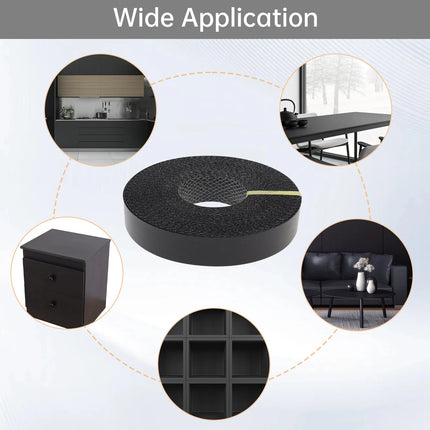 1.9cm/5cm x15M Hot Melt Adhesive Furniture Tape Melamine Edge Banding Strip/ Real Wood Pre Glued Veneer Sheet Cabinet Edge Decor