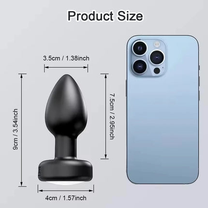 Wireless Control Anal Vibrator for Men Remote Powerful Butt Plug Gay Prostate Massager Female LED Vagin Stimulator Adult Sex Toy