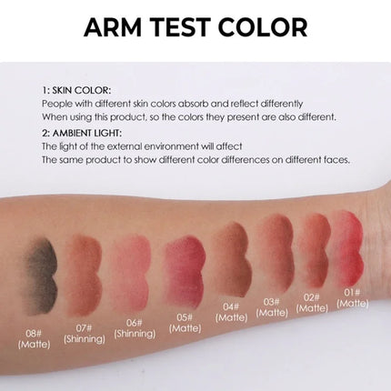 Tapered Nib Lip Liner Pencil Long-Lasting Matte Black Brown Velvet Lipstick Waterproof Natural Slim Lip Liner Makeup Cosmetics
