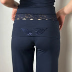 navy blue pant / S