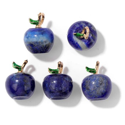 Blue Lapis Lazuli Pendant Gems Cross Hand Oval Shape Natural Stone Lapis Lazuli Charms for Jewelry Making Necklace DIY Bracelet