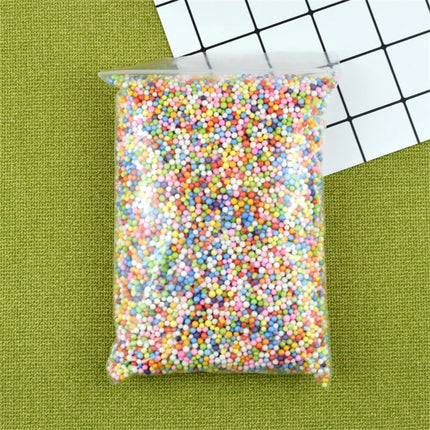1pack Polystyrene Styrofoam Balls Bottle DIY Snow Mud Particles Accessories Slime Balls Small Tiny Foam Beads For Foam Filler