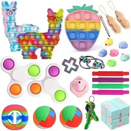 2026 Random Fidget Toys Mystery Surprise Box, 300 Styles Antistress Relief Toy Set, Stress Relief Gift for Kids Daily Play