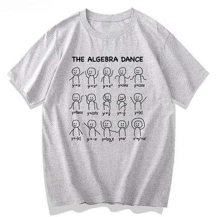 New Algebraic Trigonometry Fun Math Creative Print T Shirt Graphic T Shirt High Quality Trend Men's and Women's Short Sleeve Tee