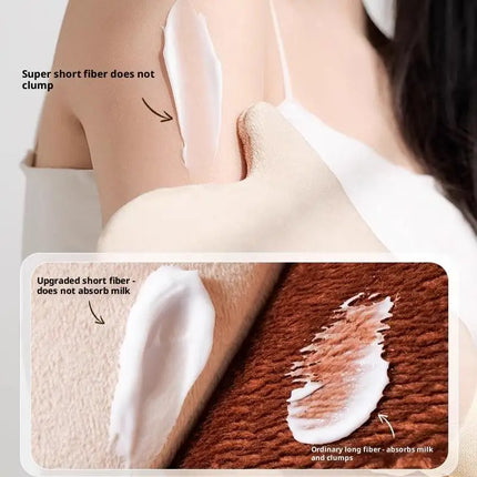 Body Lotion Glove Self-Tanning Mitt Double-Sided Prevents Sticky Hands Applicator Quick Dry Flocking Glove Makeup Applicator
