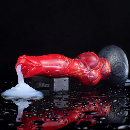 NNSX Ejaculation Dildo with Strong Suction Cup Wolf/Dog Anal Plug Silicone Adult Sex Toy Anal Dilator G-spot Massage Masturbation