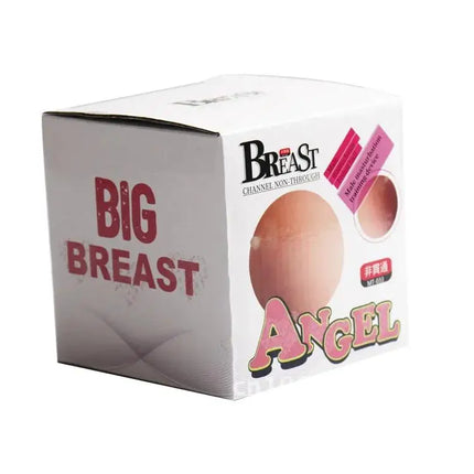12*11cm Soft Big Female Ball Men Sex Toys Portable 3D Male Box Rubber Adult Breast Masturbation Nipple Touch Massager Mold With