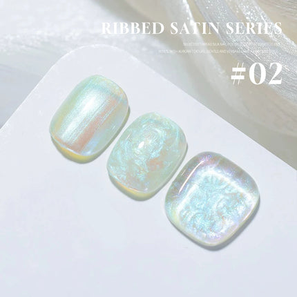 MIANEL 12ML Mother-of-Pearl Mermaid Shimmer Thread Gel Polish 2026 Spring-Summer Collection Fine Glitter Aurora Pearl Nail Art