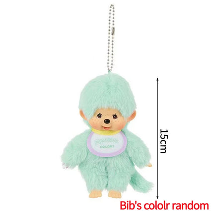 Monchhichi Plush Keychain Bag Hanging Accessories Kawaii Keychains Monkiki Doll Hanging Pendants Collection Birthday Gift モンチッチ