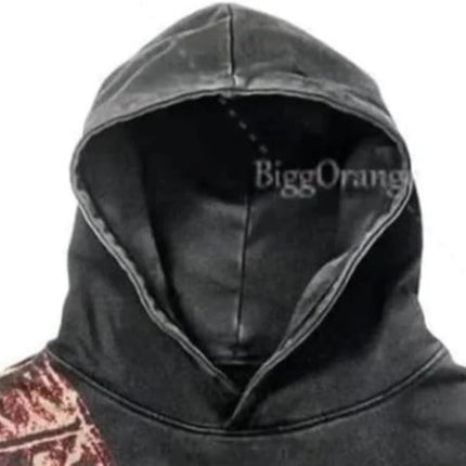 2024 American Y2K letter personalized casual jacket new street wear Harajuku retro hooded sweatshirt for autumn and winter women
