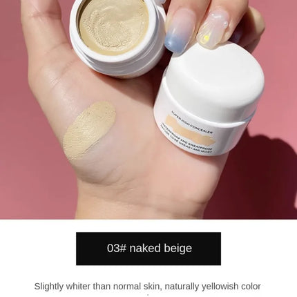 Waterproof Full Coverage Concealer for Tattoos, Scars - Natural Finish Foundation for All Skin Tones & Types
