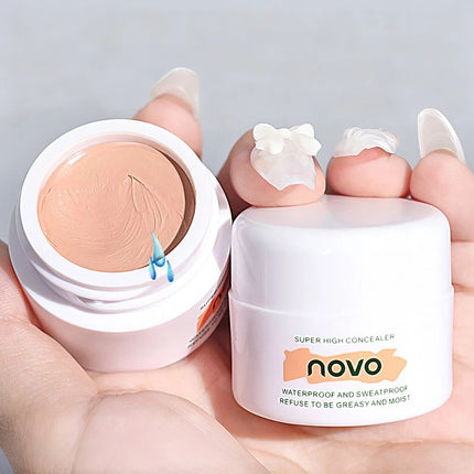 1pcs 3-Color Concealer Waterproof Full Coverage Concealer Professionally Cover Dark Circles Around Eyes and Face for All Skin