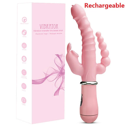 Rabbit G Spot Dildo Vibrator for Women Clitoris Clit Sucker Stimulator Powerful Sex Toy Woman Female Rabbit Sucking Vibrators