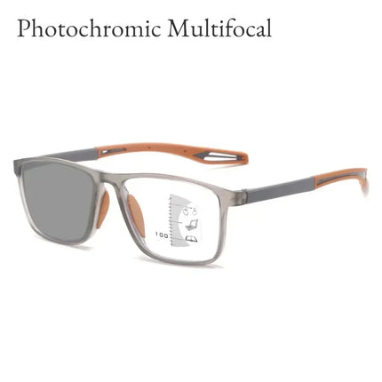 Photochromic TR90 Anti-blue Light Multifocal Reading Glasses New Progressive Near Far Eyewear Men Women Sports Eyeglasses