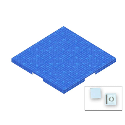 Magnetic Base Plates Blocks 5pcs - Durable Kids