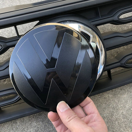2Pcs Car Front Bonnet Grill Badge Cover Trunk Lid Emblem Sticker For VW Golf 6 7 8 Polo Passat B6 Variant CC Tiguan Atlas T-ROC
