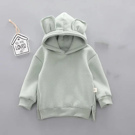 Autumn Winter Children Boys Clothes Sportswear Baby Girls Casual Hooded Sweatershirts Toddler Cotton Clothing Infant Sportswear