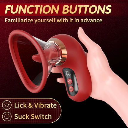 Adult Sex Toys Vibrator for Women Sucking Vibrator Tongue Licking Vibrating Clitoral G Spot Vibrators Sexy Adult Female 18+