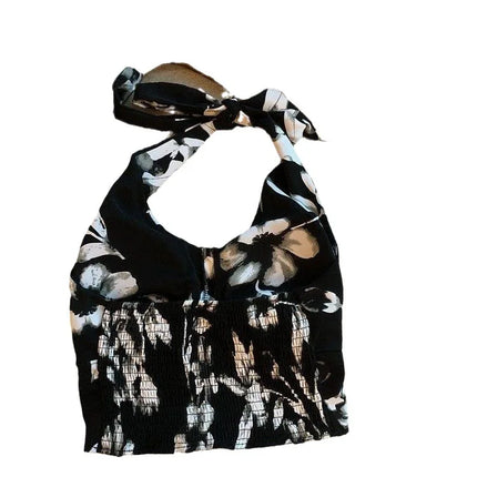 Women Sweet Elastic Camis Underwear Padded Bra Spaghetti Cute Crop Tops Print Tank Tops For Women Summer 2026